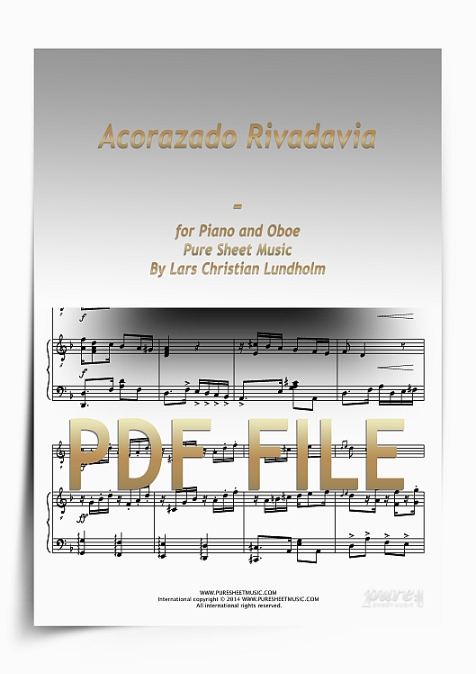 Thumbnail Acorazado Rivadavia for Piano and Oboe (PDF file), Pure Sheet Music arranged by Lars Christian Lundholm
