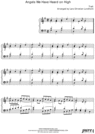 Thumbnail Angels We Have Heard on High Pure Sheet Music for Piano, Arranged by Lars Christian Lundholm