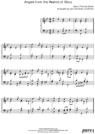 Thumbnail Angels from the Realms of Glory Pure Sheet Music for Organ, Arranged by Lars Christian Lundholm