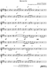 Thumbnail Barcarolle Pure Sheet Music Solo for Clarinet, Arranged by Lars Christian Lundholm