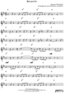 Thumbnail Barcarolle Pure Sheet Music Solo for Flute, Arranged by Lars Christian Lundholm