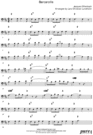 Thumbnail Barcarolle Pure Sheet Music Solo for Trombone, Arranged by Lars Christian Lundholm