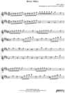 Thumbnail Binks Waltz Pure Sheet Music Duet for Baritone Saxophone and Eb Instrument, Arranged by Lars Christian Lundholm