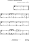 Thumbnail Bring a Torch, Jeanette, Isabella Pure Sheet Music for Piano, Arranged by Lars Christian Lundholm