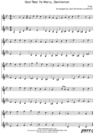 Thumbnail God Rest Ye Merry, Gentlemen Pure Sheet Music Duet for Trumpet and F Instrument, Arranged by Lars Christian Lundholm
