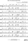 Thumbnail Hark The Herald Angels Sing Pure Sheet Music Solo for Cello, Arranged by Lars Christian Lundholm