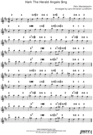 Thumbnail Hark The Herald Angels Sing Pure Sheet Music Solo for French Horn, Arranged by Lars Christian Lundholm