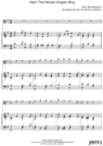 Thumbnail Hark The Herald Angels Sing Pure Sheet Music for Piano and Viola, Arranged by Lars Christian Lundholm Thumbnail Hark The Herald Angels Sing Pure Sheet Music for Piano and Viola, Arranged by Lars Christian Lundholm