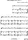 Thumbnail I Saw Three Ships Come Sailing In Pure Sheet Music for Piano and Alto Saxophone, Arranged by Lars Christian Lundholm