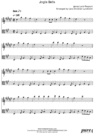 Thumbnail Jingle Bells Pure Sheet Music Duet for Baritone Saxophone and Viola, Arranged by Lars Christian Lundholm