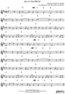 Thumbnail Joy to the World Pure Sheet Music Solo for Flute, Arranged by Lars Christian Lundholm
