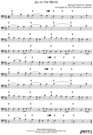 Thumbnail Joy to the World Pure Sheet Music Solo for Tuba, Arranged by Lars Christian Lundholm