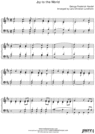 Thumbnail Joy to the World Pure Sheet Music for Organ, Arranged by Lars Christian Lundholm