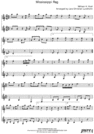 Thumbnail Mississippi Rag Pure Sheet Music Duet for Oboe and Viola, Arranged by Lars Christian Lundholm