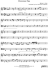 Thumbnail Mississippi Rag Pure Sheet Music Duet for Tenor Saxophone and Viola, Arranged by Lars Christian Lundholm