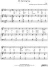 Thumbnail My Dancing Day Pure Sheet Music for Piano and Voice, Arranged by Lars Christian Lundholm