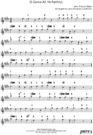 Thumbnail O Come All Ye Faithful Pure Sheet Music Solo for Baritone Saxophone, Arranged by Lars Christian Lundholm