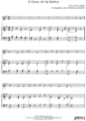 Thumbnail O Come All Ye Faithful Pure Sheet Music for Harp and Oboe, Arranged by Lars Christian Lundholm