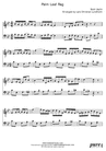 Thumbnail Palm Leaf Rag Pure Sheet Music Duet for C Instrument and Tuba, Arranged by Lars Christian Lundholm