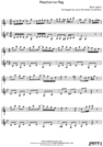 Thumbnail Peacherine Rag Pure Sheet Music Duet for Alto Saxophone and French Horn, Arranged by Lars Christian Lundholm