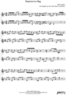 Thumbnail Peacherine Rag Pure Sheet Music Duet for Bb Instrument and Tenor Saxophone, Arranged by Lars Christian Lundholm