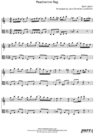 Thumbnail Peacherine Rag Pure Sheet Music Duet for Eb Instrument and Viola, Arranged by Lars Christian Lundholm