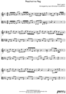 Thumbnail Peacherine Rag Pure Sheet Music Duet for Soprano Saxophone and Viola, Arranged by Lars Christian Lundholm