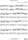 Thumbnail Something Doing Pure Sheet Music Duet for Alto Saxophone and F Instrument, Arranged by Lars Christian Lundholm