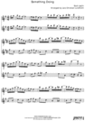 Thumbnail Something Doing Pure Sheet Music Duet for Eb Instrument Duo, Arranged by Lars Christian Lundholm