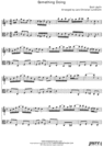 Thumbnail Something Doing Pure Sheet Music Duet for French Horn and Viola, Arranged by Lars Christian Lundholm