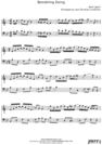 Thumbnail Something Doing Pure Sheet Music Duet for Trumpet and Cello, Arranged by Lars Christian Lundholm