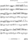 Thumbnail Something Doing Pure Sheet Music Duet for Viola and Eb Instrument, Arranged by Lars Christian Lundholm