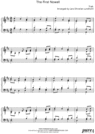 Thumbnail The First Nowell Pure Sheet Music for Piano, Arranged by Lars Christian Lundholm