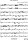 Thumbnail The Ragtime Dance Pure Sheet Music Duet for Clarinet and Baritone Saxophone, Arranged by Lars Christian Lundholm