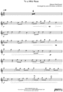 Thumbnail To a Wild Rose Pure Sheet Music for Piano and F Instrument, Arranged by Lars Christian Lundholm