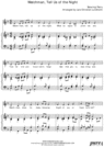 Thumbnail Watchman, Tell Us of the Night Pure Sheet Music for Piano and Voice, Arranged by Lars Christian Lundholm
