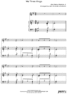 Thumbnail We Three Kings Pure Sheet Music for Organ and Clarinet, Arranged by Lars Christian Lundholm