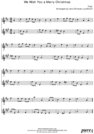 Thumbnail We Wish You a Merry Christmas Pure Sheet Music Duet for F Instrument and Tenor Saxophone, Arranged by Lars Christian Lundholm Thumbnail We Wish You a Merry Christmas Pure Sheet Music Duet for F Instrument and Tenor Saxophone, Arranged by Lars Christian Lundholm