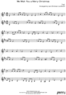 Thumbnail We Wish You a Merry Christmas Pure Sheet Music Duet for Guitar and French Horn, Arranged by Lars Christian Lundholm Thumbnail We Wish You a Merry Christmas Pure Sheet Music Duet for Guitar and French Horn, Arranged by Lars Christian Lundholm